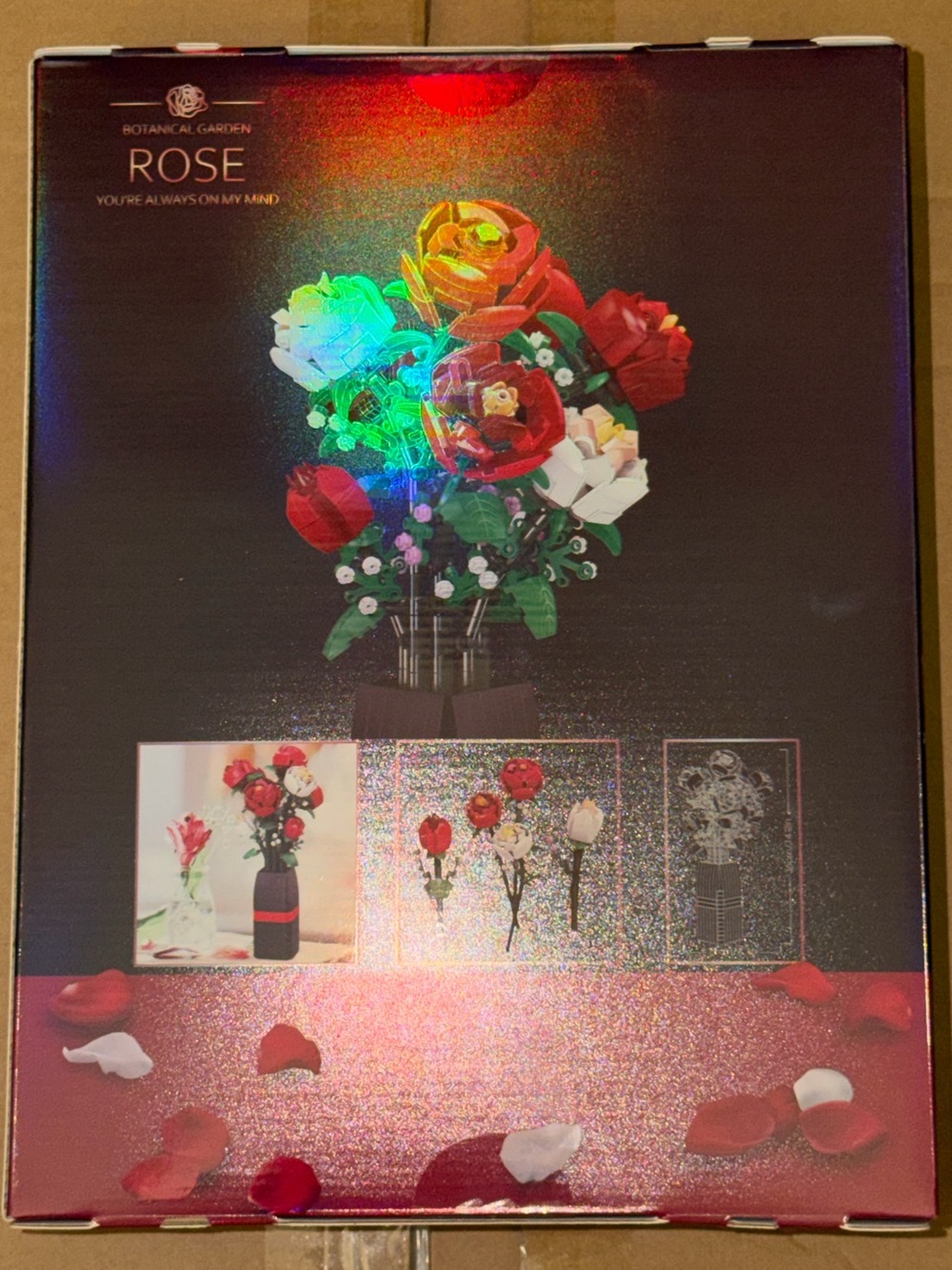 Botanical Collection - Roses Rose Flowers Garden - NEW SEALED - Lego Compatible